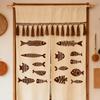 3Pcs 3 Styles Ocean Theme PET Hollow Out Drawing Painting Stencils for DIY Scrapbook Photo Album Wave Fish 210x297mm 3pcs/set