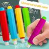 5Pcs/Set Colourful Chalk Protector Dustless Chalk Clip Durable Chalk Holder