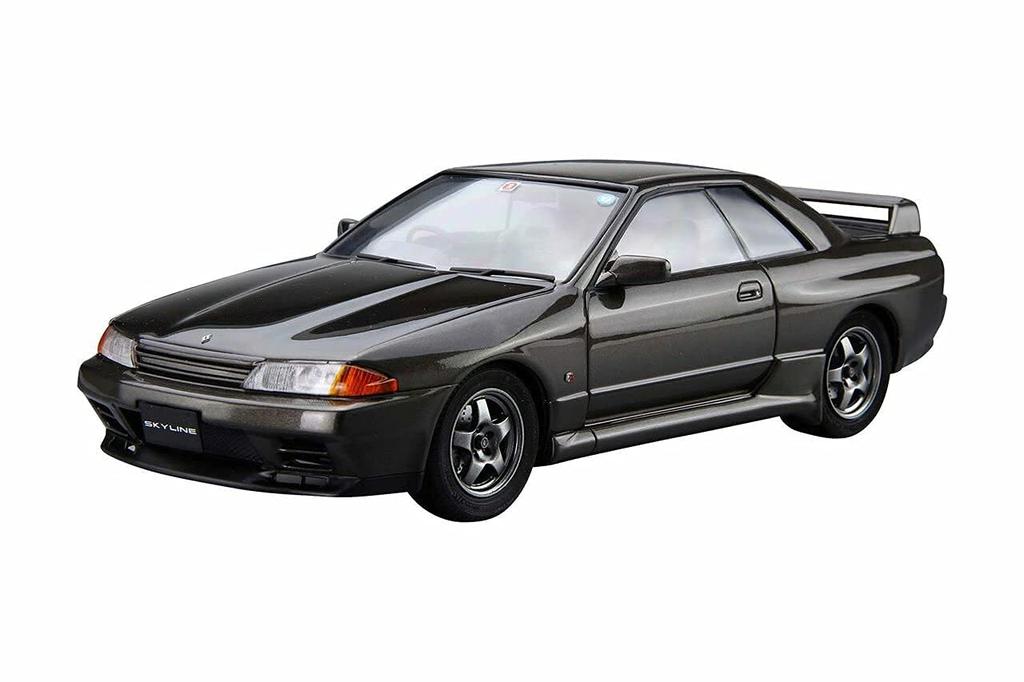 Aoshima Bunka Kyozaisha The Model Car Nissan BNR32 Skyline Plastic Model 1/24 GT-R '89