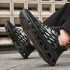 Summer Men's High Quality Sneaker Casual Sport Tennis Shoes Solid Color Breathable Lace-up Outdoor Running Training Shoes