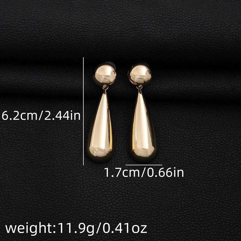 Irregular Teardrop Earrings Modern Design Oval Drop Earrings Geometric Earrings  Women