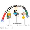 Baby Stroller Arch Toys Car Seat Bouncer Bar Mobile Bassinet Adjustable Baby Hanging Toys Fit Crib Bed Feeding Chair for Newborn