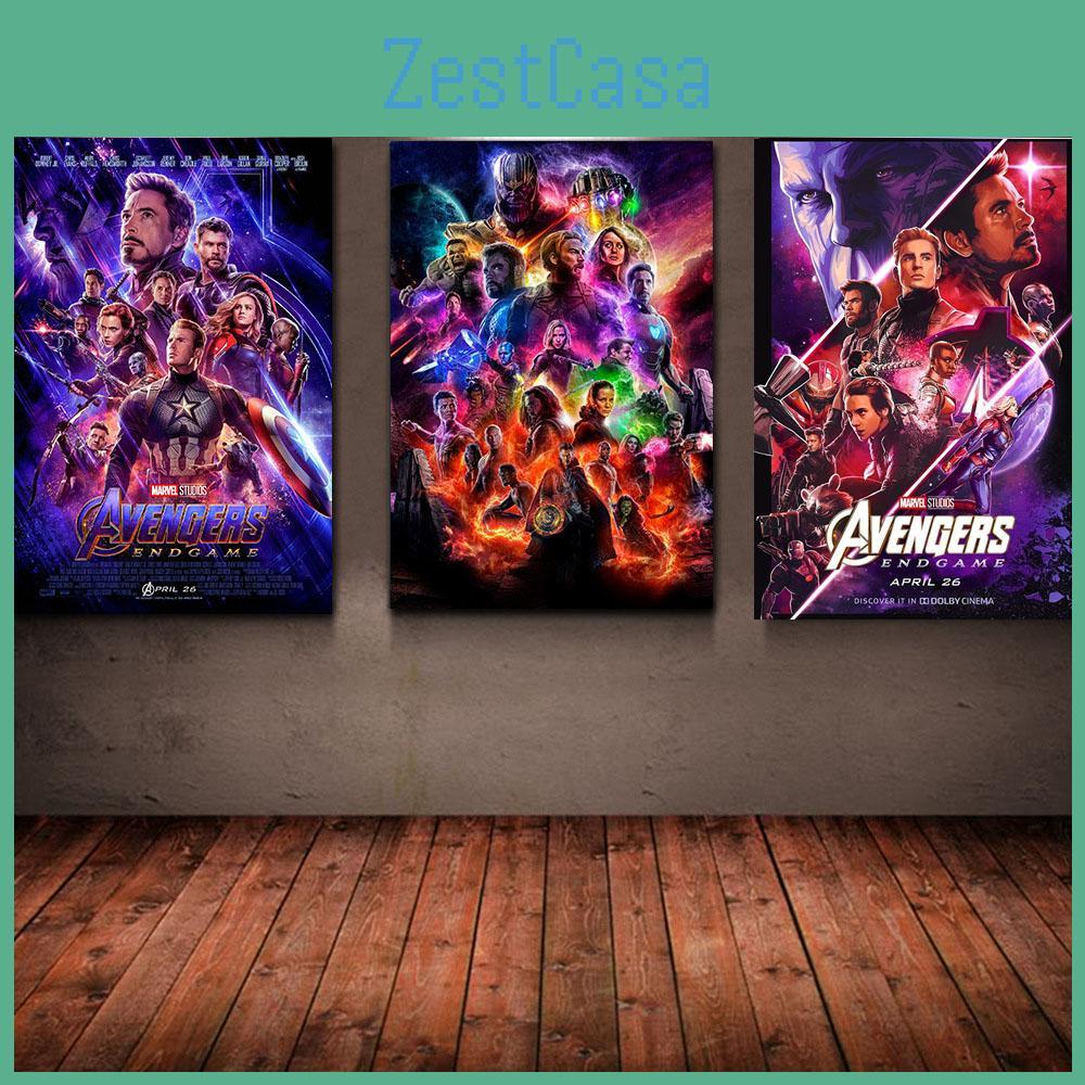 Постер Мстители 4 Финал Тони Старк 24x36" Супергерои Премиум Качества