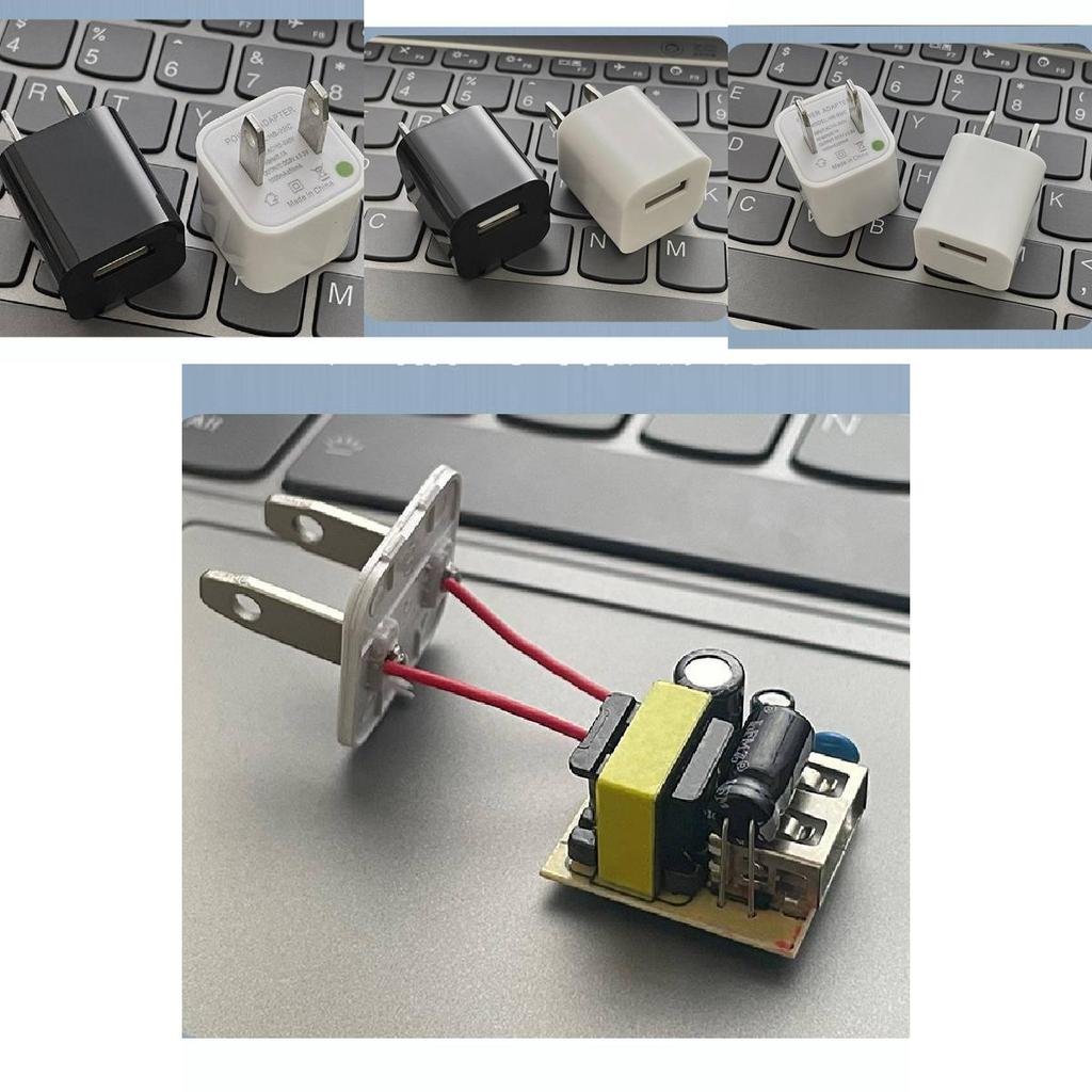 Универсальный USB-адаптер-зарядное устройство 5V 1A для смартфонов и мелкой бытовой техники с сертификацией FCC CE