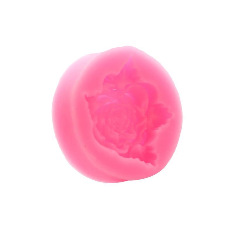 Силиконовая форма для торта Bloom Rose 3D Flower Fondant Mold Cupcake Candy Chocolate Decor
