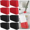 8/1PCS Non-Skid Ladder Pads Step Ladder Feet Covers Household TPR Ladder Leg Covers Versatile Red Black Insulating Foot Sleeve