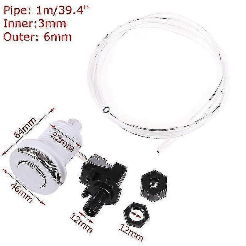 16a Push Air Button Switch Food Waste Disposal Bathtub Massage Chair Switch S12274175 Hwy
