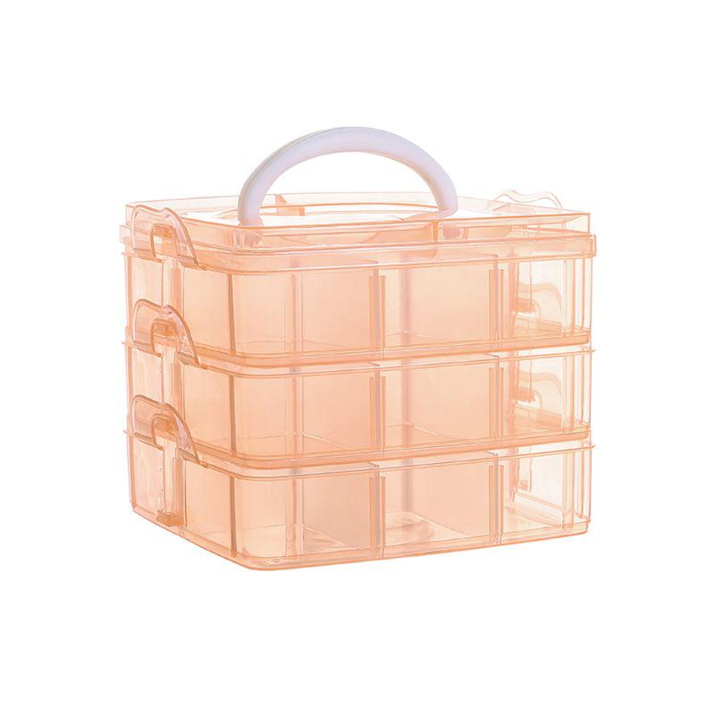 Portable Jewelry Box Removable Grid CaseJ Ewelry Storage Rings Necklaces Display