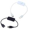 С переключателем ВКЛ/ВЫКЛ USB-кабель-удлинитель Переключатель-адаптер для USB-лампы USB-вентилятора