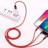 3 в 1 2.4A зарядный кабель для iPhone Xiaomi Poco Micro USB Type C зарядный кабель многопортовый несколько USB-провод для зарядки
