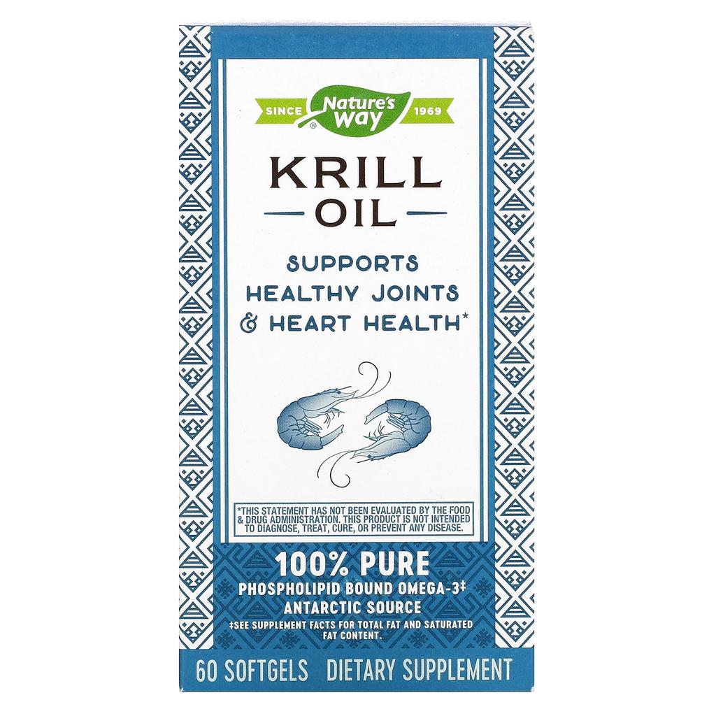 Nature's Way Krill Oil, 60 Softgels