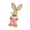 Easter Bunny Figurine Animal Sculpture Cartoon Decorative Tabletop Ornament Rabbit Statue for Yard