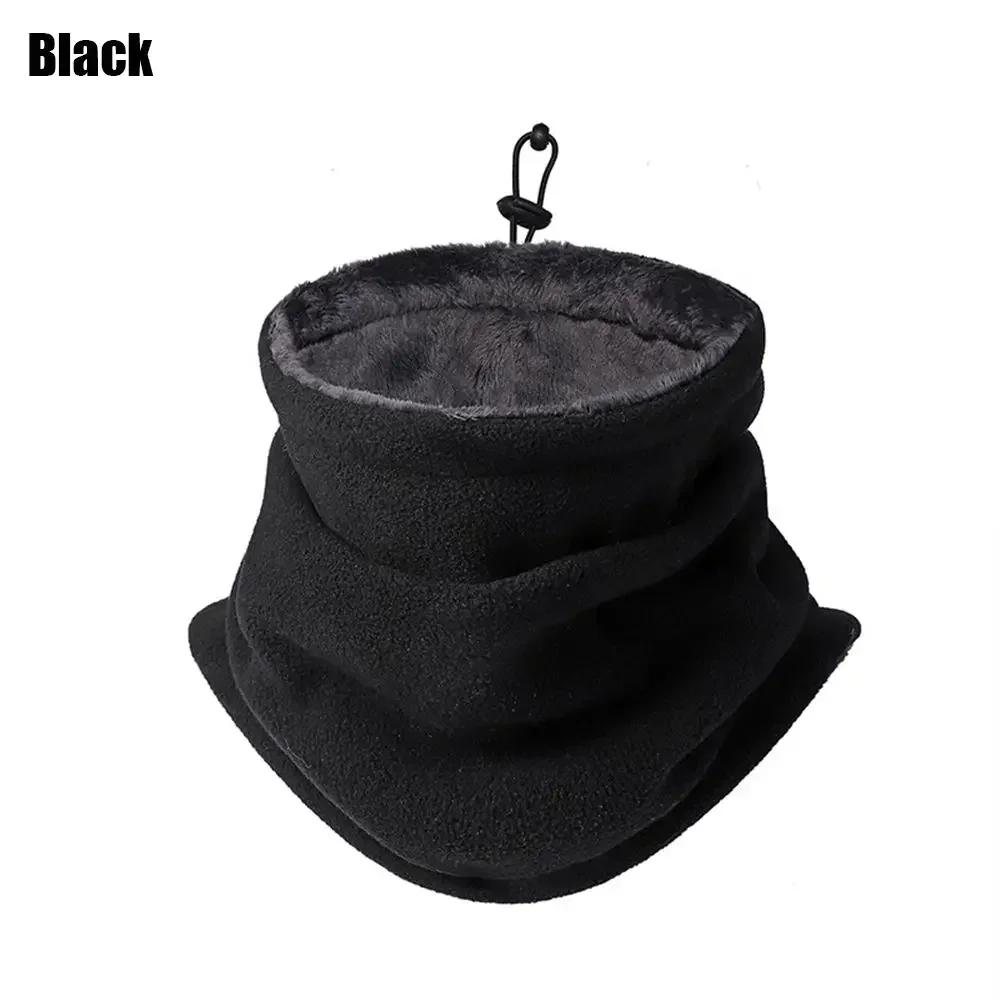 Men Women Winter Motorcycle Neck Gaiter Fleece Face Mask Windproof Warm Scarf for Outdoor Sports Cycling Hiking
