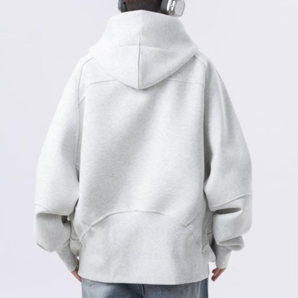 Men's  Long  Sleeves  Leisure  Sports  Half  Zipper  Hooded  Hood  Hoodie