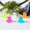 5Pcs Small Snake Statues Mini Figurines Luminous Resin Animal Figurine Glow In The Dark for