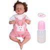 19in Reborn Baby Dolls Soft Silicone Movable Limbs Lifelike Baby Doll Toys with Beautiful Clothes