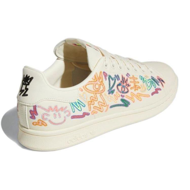 Kris Andrew Small x adidas Stan Smith Pride Унисекс Кроссовки Белые Кремово-белые GX6394