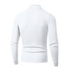 Men  Long Sleeves  Standing Collar  Half Zipper  Knitted Sweater