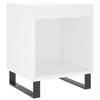 Maison Exclusive - Table de chevet Blanc 40x35x50 cm Bois d’ingénierie