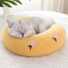 Neck Support Cat Toy Pillow U-Shaped Pet Pillow New Cat Sleeping Mat  Pet Bed Use