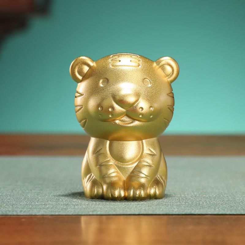 Набор латунных фигурок китайского зодиака: Крыса, Бык, Тигр, Кролик, Дракон, Змея, Лошадь, Овца, Обезьяна, Петух, Собака, Свинья