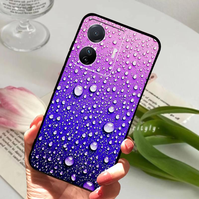 Чехол для Vivo iQOO Z6 5G Z6x Тонкий Ударопрочный Силиконовый Черный Матовый TPU Чехол для Телефона Для iQOO Z6 Pro Защитный Бампер Z6 Lite Fundas