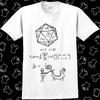 Наука о 20-гранных кубиках DnD D20 Футболка Мем Подарок Смешной Винтажный Стиль 753