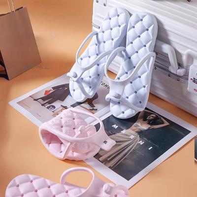 Портативные складные тапочки для деловых поездок, женские, для отелей, легкие и нескользящие, мужские, для путешествий, пляжные шлепанцы и сандалии