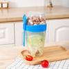 Portable Breakfast Oatmeal Cereal Nut Yogurt Salad Cup with Fork Spoon Double Layer Large Capacity Soy Milk Cup Household Supplies
