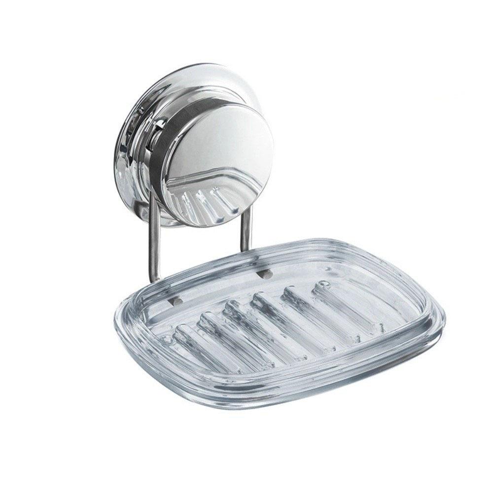 Wall Mounted Soap Sponge Holder Suction Cup Soap Rack Reusable Soap Tray Kitchen Sink