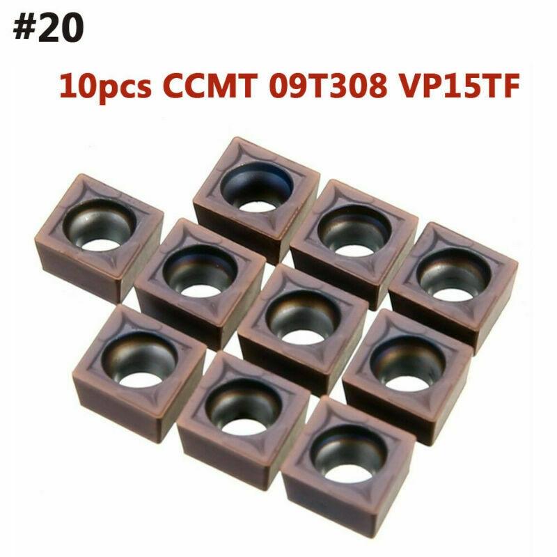Долговечные твердосплавные пластины Режущая кромка Токарный инструмент Набор 10 шт.