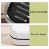 Bathroom Soap Box Double-layer Quick Drainage Transparent with Lid And Removable Draining Rack Dustproof Hotel Kitchen Soap Tray Soap Holder