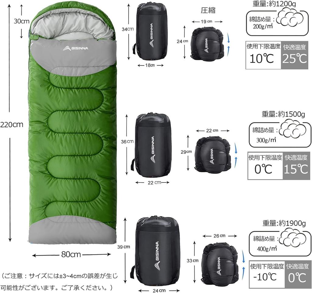 Спальный мешок BISINNA, летний спальный мешок для отдыха на открытом воздухе, конвертного типа, легкий, соединяемый, компактный, для кемпинга, водонепроницаемый 210T, можно стирать, спальный мешок,