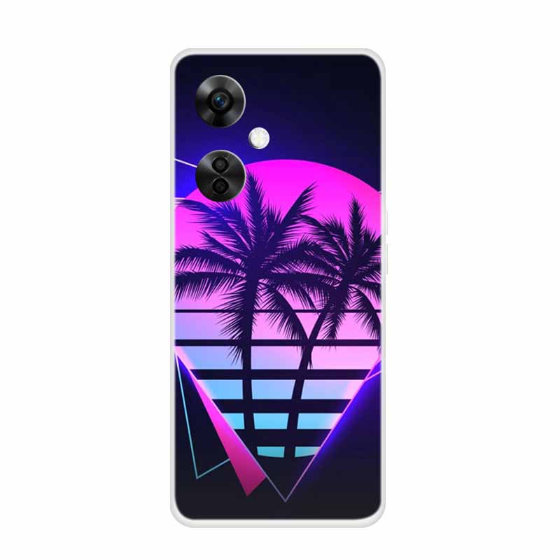 For OnePlus Nord CE 3 Lite 5G Cases Wolf Clear Soft TPU Silicone Phone Cover For One Plus Nord CE 3 5G Case Transparent Etui