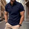 Мужская модная летняя футболка-поло, повседневная дышащая футболка с воротником с лацканами и короткими рукавами, удобная спортивная футболка Yasheng