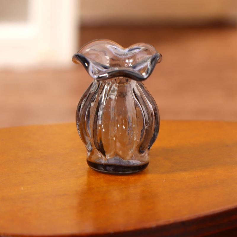 1:12 кукольный домик, миниатюрная стеклянная ваза, цветочная композиция, цветочный горшок, банка для хранения, садовый Рождественский декор дома