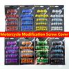 30Pcs Bike Nuts Motorbike Engine Frame Decal Scooter Screw Cap Cover for Honda Yamaha KTM Moto Bolt Decal Motorcycle Accessories