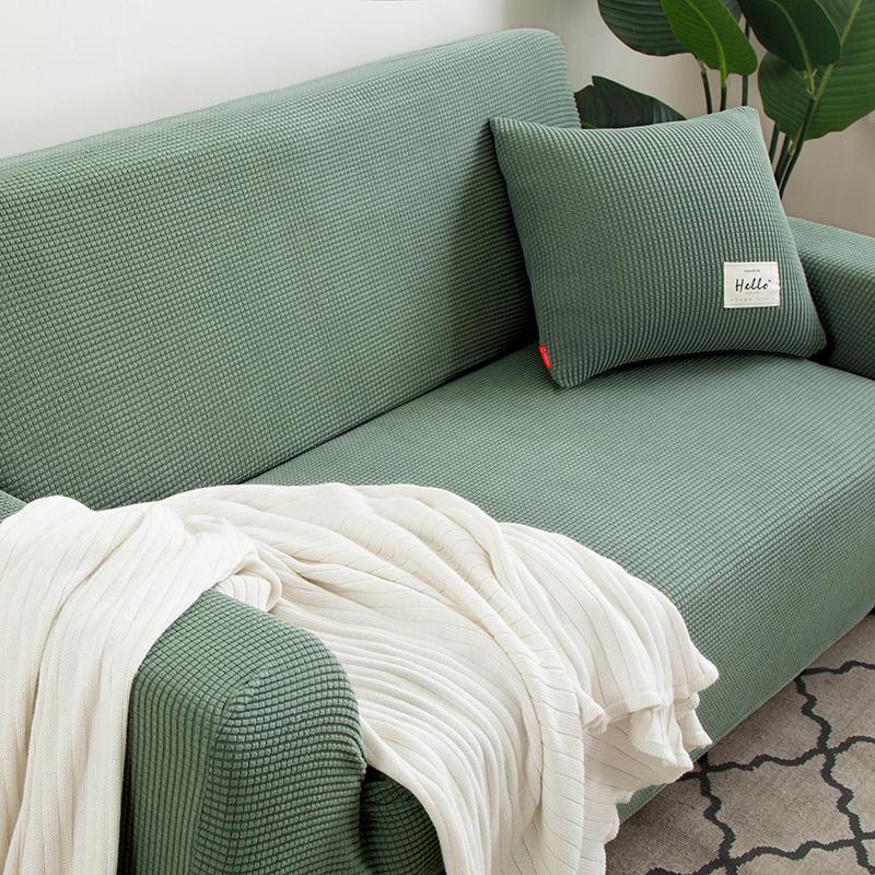 Sofa Cover Elastic For Living Room Home Jacquard Stretch Slipcovers Corner Couch Covers 1/2/3/4 Seater L Shape Free Shopping