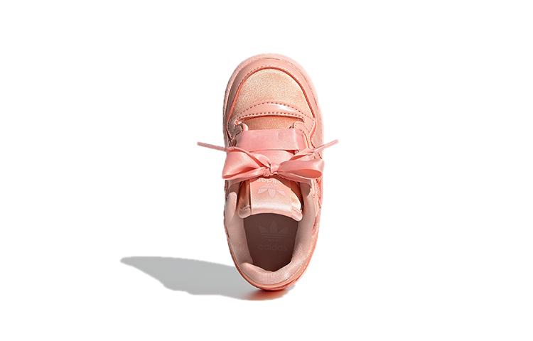 adidas Оригиналы FORUM Сатиновые Низкие Удобные Устойчивые к истиранию Устойчивые к истиранию Низкие Детские Кроссовки H68191