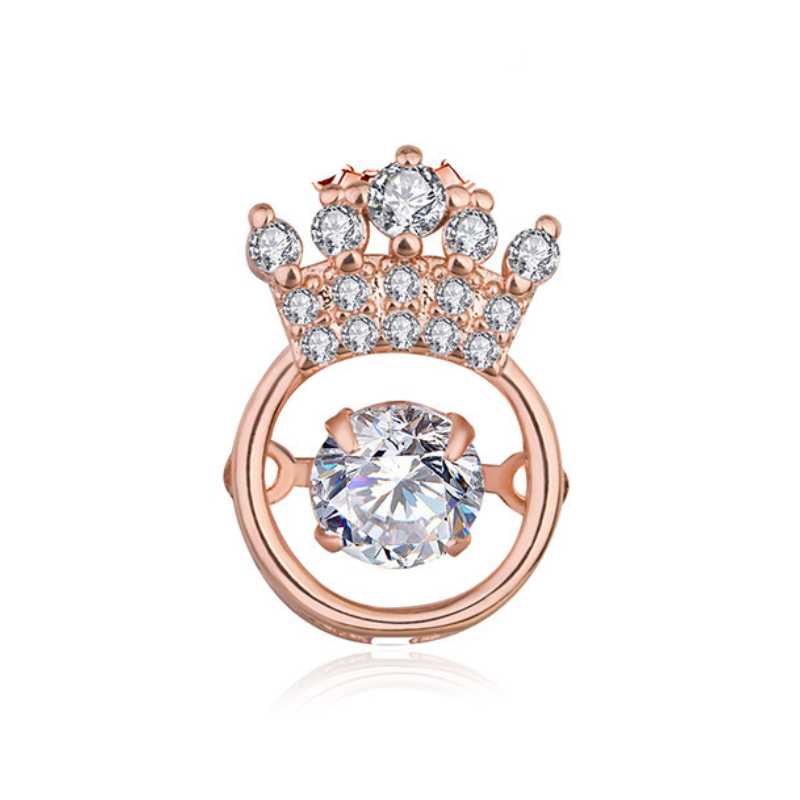 Sace Gems Crown Modelling Copper Alloy Zircon Women Pendant Necklace Fashion Gift