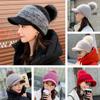 Осенне-зимняя теплая бейсбольная шерстяная кепка для защиты ушей