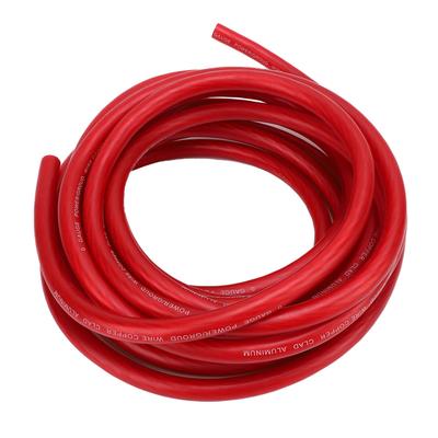 Автомобильный провод 1 AWG 25 футов Универсальный Гибкий Легкая установка CCA Кабель питания массы аккумулятора для радио