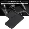 Center Console Wireless Charging Mat for Toyota Prado LC250 2024 Anti-Slip Silicone Pad Accessories LHD T1E0