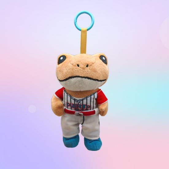 Plush Keychain Toy Soft Stuffed Animal with Clip Cute Collectible Doll for Bags Phone Eye-catching Key Accessory