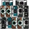 Чехол для телефона Samsung Galaxy S25 S24 S23 iPhone 16 15 Xiaomi Redmi Note 14 13 12 16E X 11 Pro Max OPPO Moto G85 G54 Huawei Retro Camera Vintage Cover