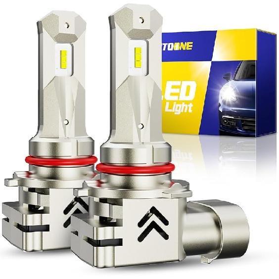 AUTOONE H1 LED Bulb, 800% Brighter, 5 Min Quick Tall, 20 Years Lifespan, No Flicker, 99% Compatibility, Pack Of 2