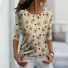 Топы для женщин 3D AvocadoCute Cat Print Round Neck Long Sleeve T Shirt Fall Casual Slim Pullover Women's Long Sleeve Top