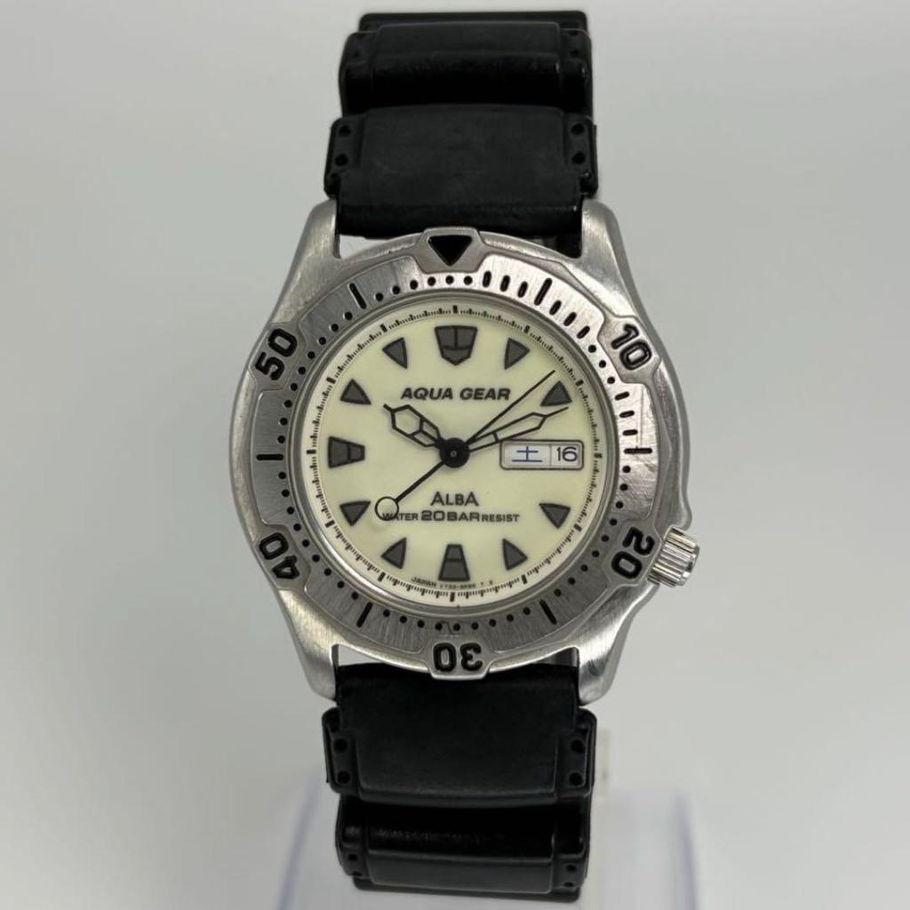 [USED] SEIKO Alba Quartz Diver's Watch Battery Replaced