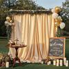 Satin Backdrop Curtain,with Rod Pocket for Wedding,Birthday,Baby Shower,Photography,Graduation Party Backdrop Drapes,1 Panel 5
