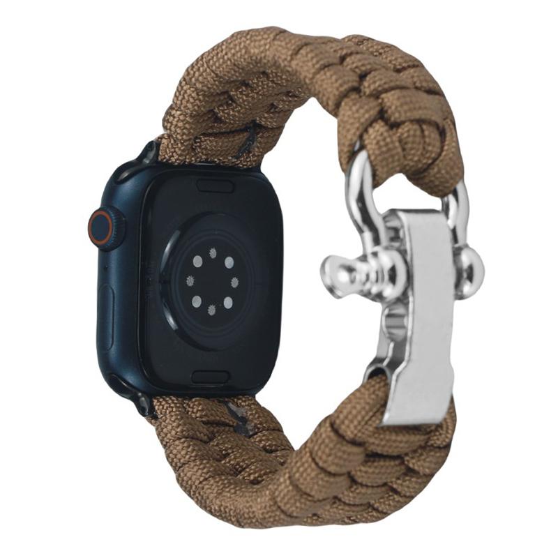 For Apple Watch Series 10 46mm/Ultra 2 Ultra 49mm/Series 9 8 7 45mm/6 5 4 SE (2023) SE (2022) SE 44mm/3 2 1 42mm Nylon Braided Watch Band